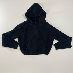 Skims. Size: S/M. Women’s Hoodie. Black Sweatshirt. Zip Up.